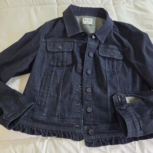 Elle Charcoal Denim Jacket